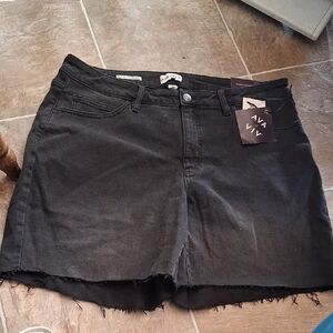 Ava & Viv Black Jean Shorts